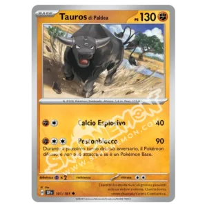 Tauros di Paldea  Scintille Folgoranti 101/191 (IT)