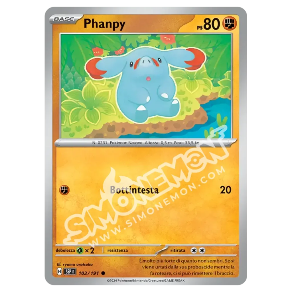 Phanpy 102/191 Scintille Folgoranti (IT)