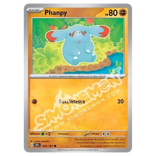 Phanpy 102/191 Scintille Folgoranti (IT)