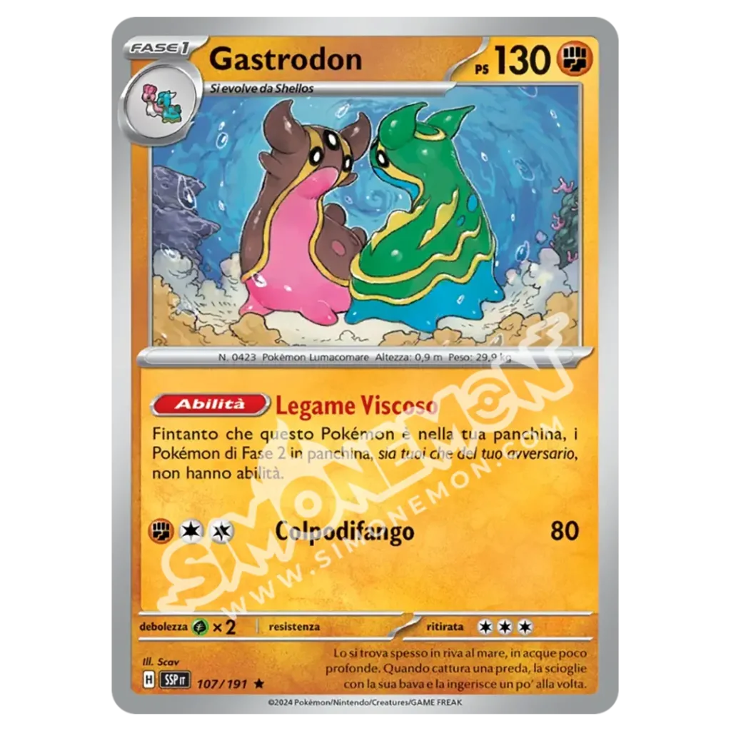 Gastrodon Foil Scintille Folgoranti 107/191 (IT)