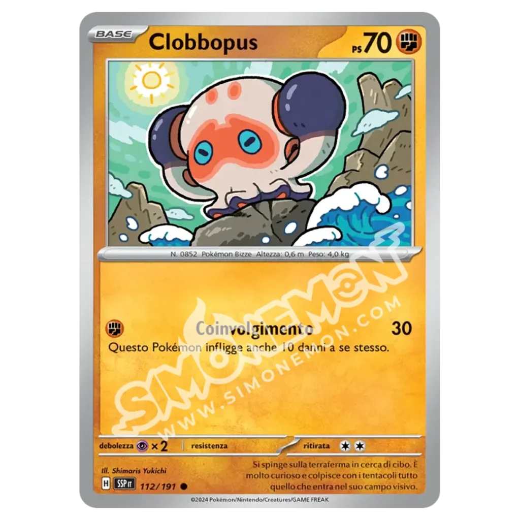 Clobbopus 112/191 Scintille Folgoranti (IT)