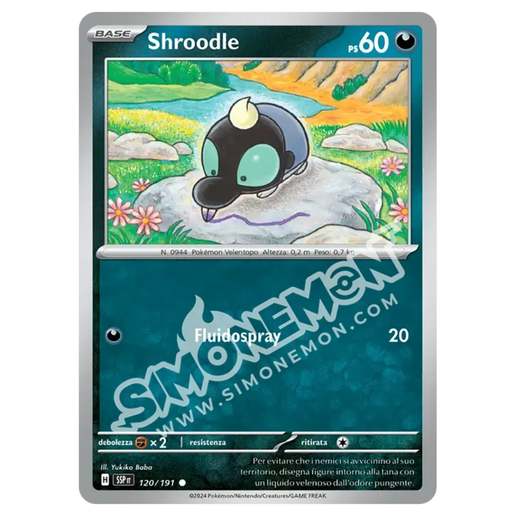 Shroodle Reverse Scintille Folgoranti 120/191 (IT)