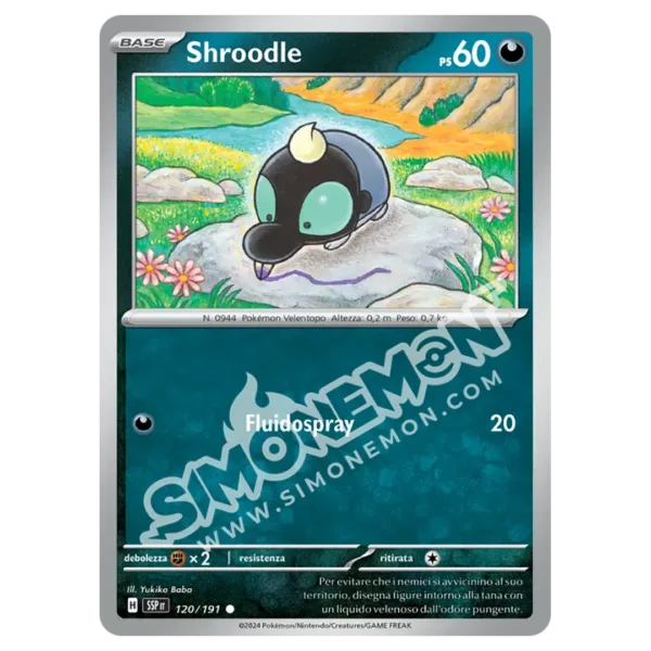 Shroodle Reverse Scintille Folgoranti 120/191 (IT)