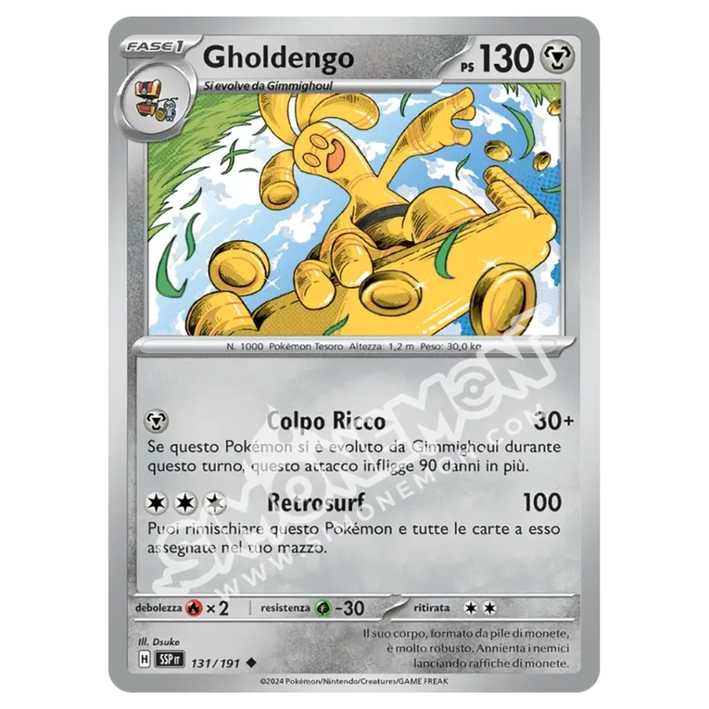 Gholdengo Reverse Scintille Folgoranti 131/191 (IT)