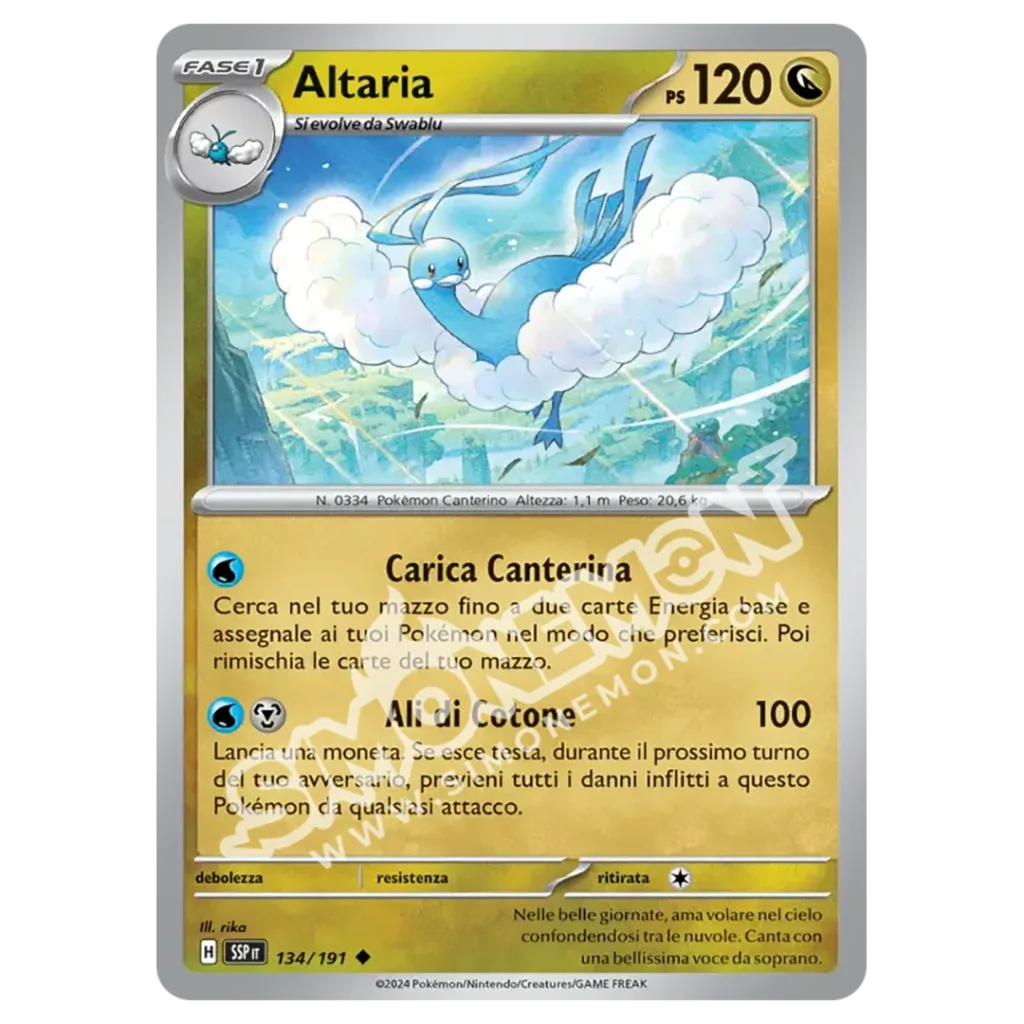Altaria 134/191 Scintille Folgoranti (IT)