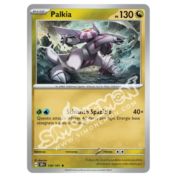 Palkia Foil Scintille Folgoranti 136/191 (IT)