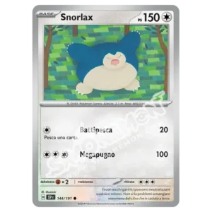 Snorlax Reverse Scintille Folgoranti 144/191 (IT)