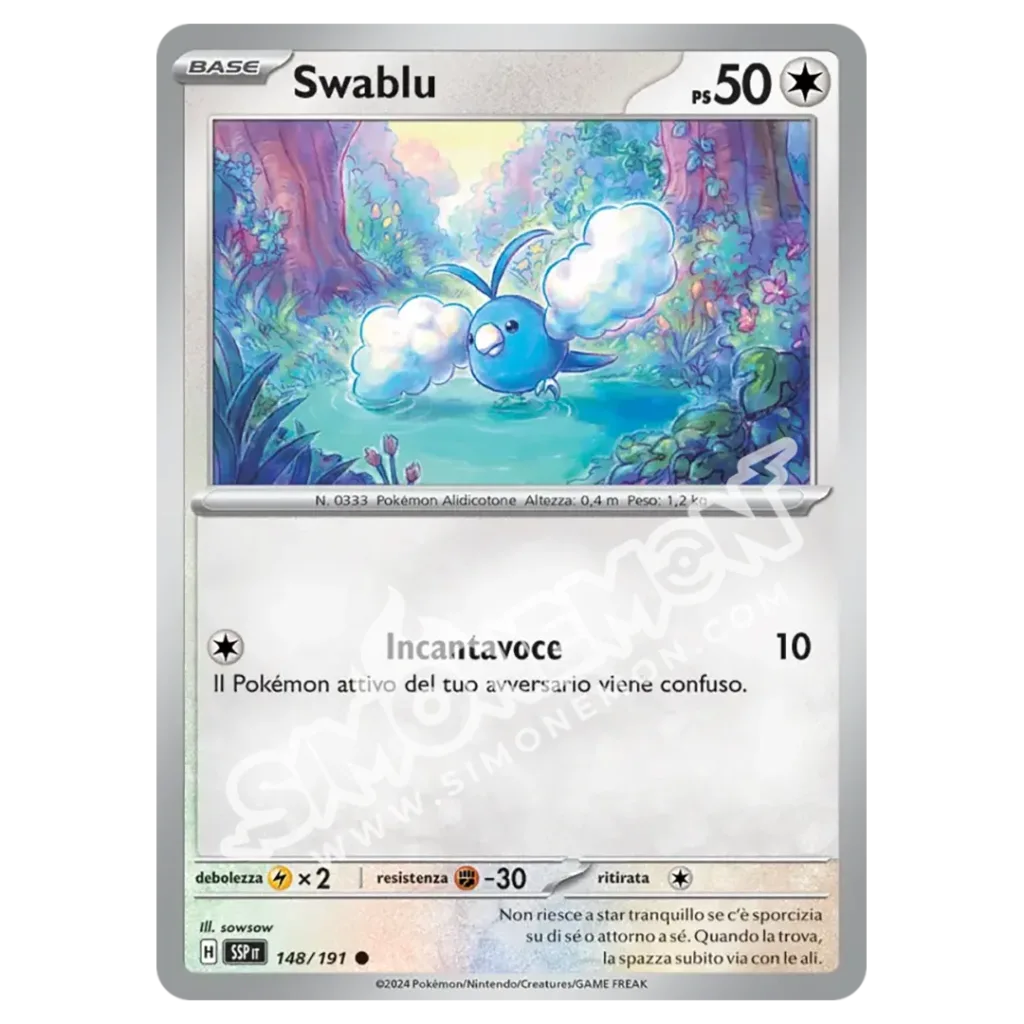 Swablu Reverse Scintille Folgoranti 148/191 (IT)
