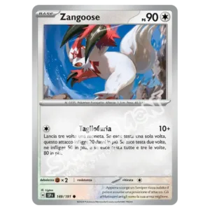 Zangoose Reverse Scintille Folgoranti 149/191 (IT)