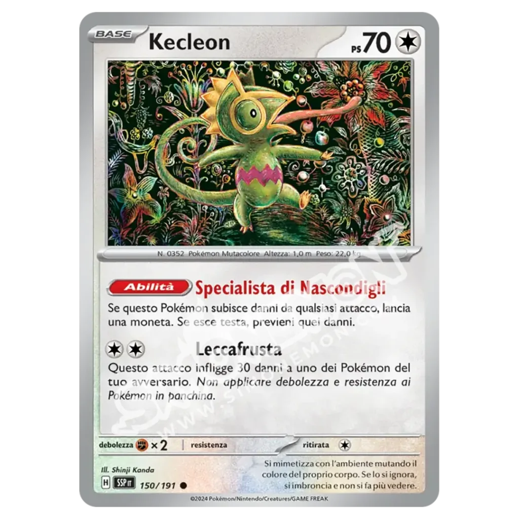 Kecleon Reverse Scintille Folgoranti 150/191 (IT)