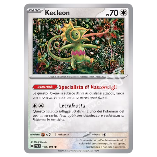Kecleon Reverse Scintille Folgoranti 150/191 (IT)