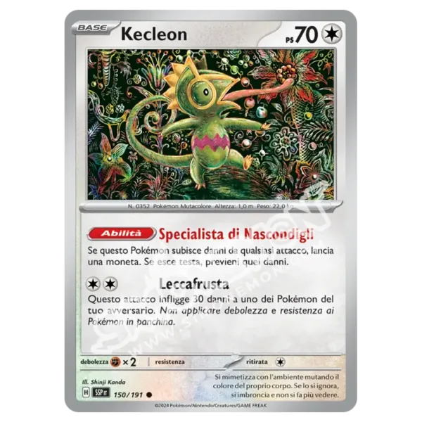 Kecleon Reverse Scintille Folgoranti 150/191 (IT)