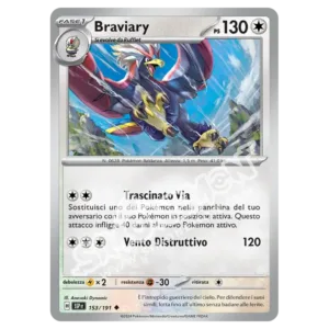 Braviary Reverse Scintille Folgoranti 153/191 (IT)