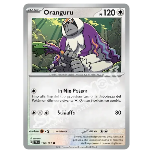 Oranguru Reverse Scintille Folgoranti 156/191 (IT)