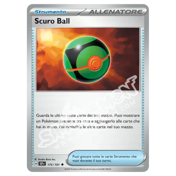 Scuro Ball 175/191 Scintille Folgoranti (IT)