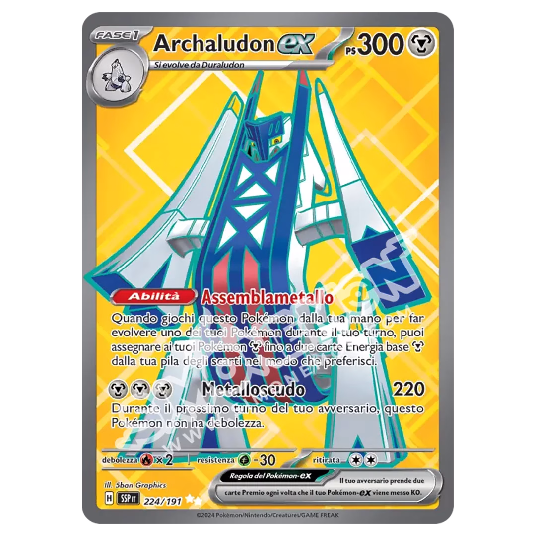 Archaludon-ex Scintille Folgoranti 224/191 (IT)