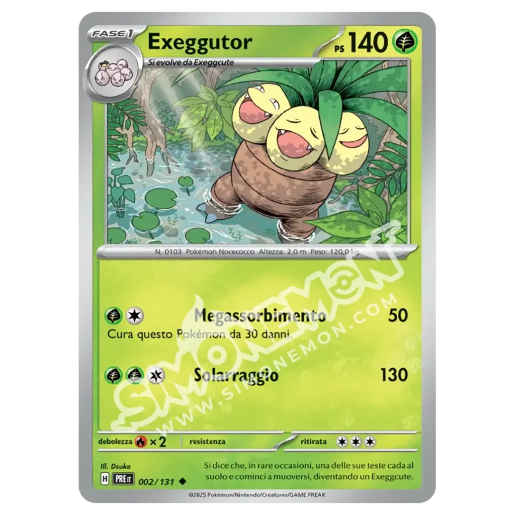 Exeggutor 002/131 Evoluzioni Prismatiche  (IT)