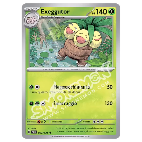 Exeggutor 002/131 Evoluzioni Prismatiche (IT)