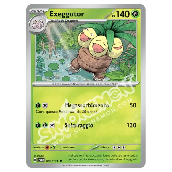 Exeggutor 002/131 Evoluzioni Prismatiche  (IT)