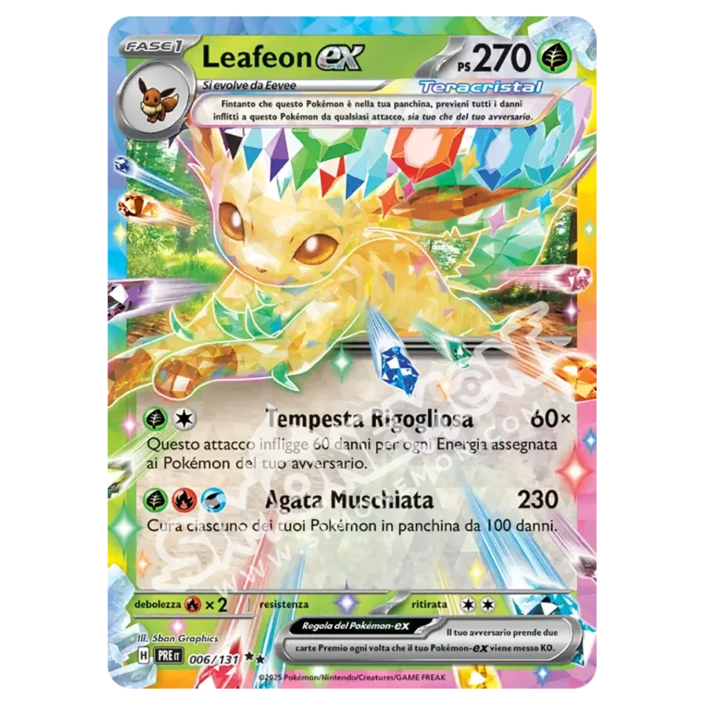 Leafeon-ex 006/131 Evoluzioni Prismatiche (IT)