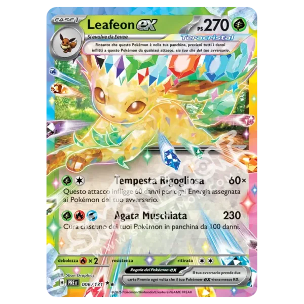 Leafeon-ex 006/131 Evoluzioni Prismatiche (IT)