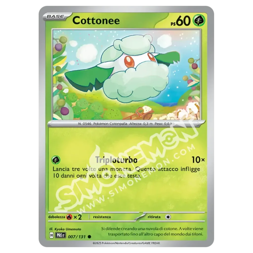 Cottonee 007/131 Evoluzioni Prismatiche Reverse (IT)