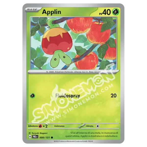 Applin 009/131 Evoluzioni Prismatiche Reverse (IT)