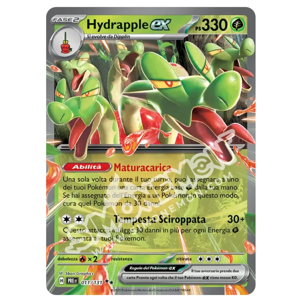 Hydrapple-ex 011/131 Evoluzioni Prismatiche  (IT)