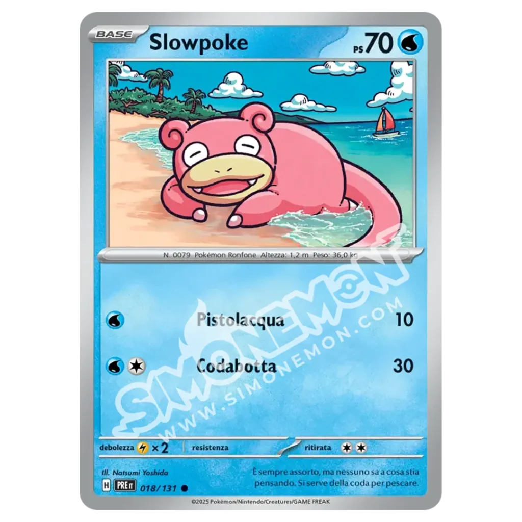 Slowpoke 018/131 Evoluzioni Prismatiche  (IT)