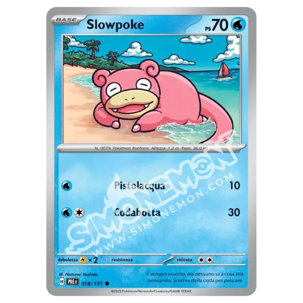 Slowpoke 018/131 Evoluzioni Prismatiche  (IT)