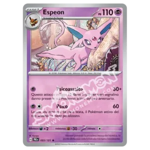 Espeon 033/131 Evoluzioni Prismatiche Foil (IT)