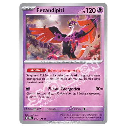 Fezandipiti 045/131 Evoluzioni Prismatiche Foil (IT)