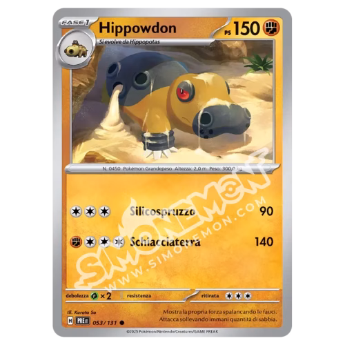 Hippowdon 053/131 Evoluzioni Prismatiche (IT)