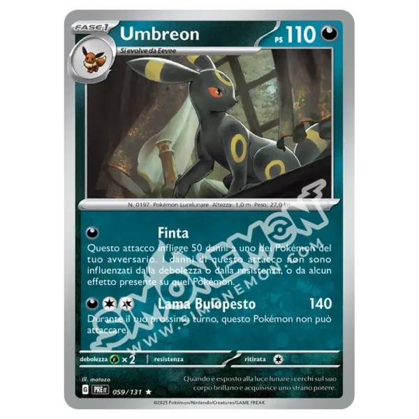 Umbreon 059/131 Evoluzioni Prismatiche Foil (IT)