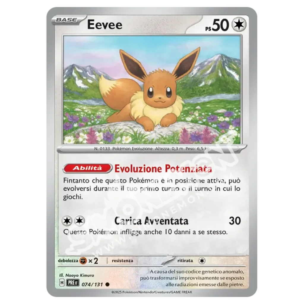 Eevee 074/131 Evoluzioni Prismatiche  (IT)