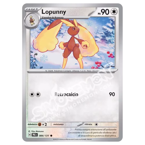 Lopunny 084/131 Evoluzioni Prismatiche (IT)