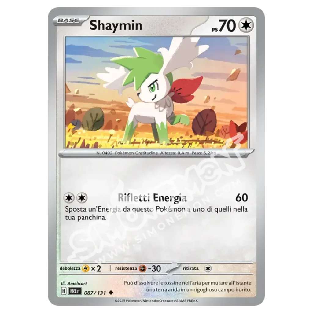 Shaymin 087/131 Evoluzioni Prismatiche  (IT)