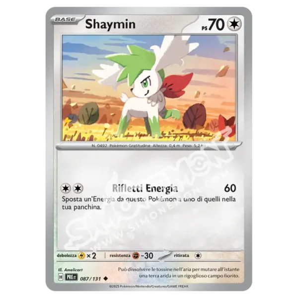 Shaymin 087/131 Evoluzioni Prismatiche  (IT)
