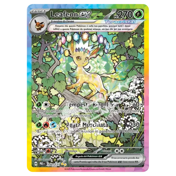 Leafeon-ex 144/131 Evoluzioni Prismatiche (IT)