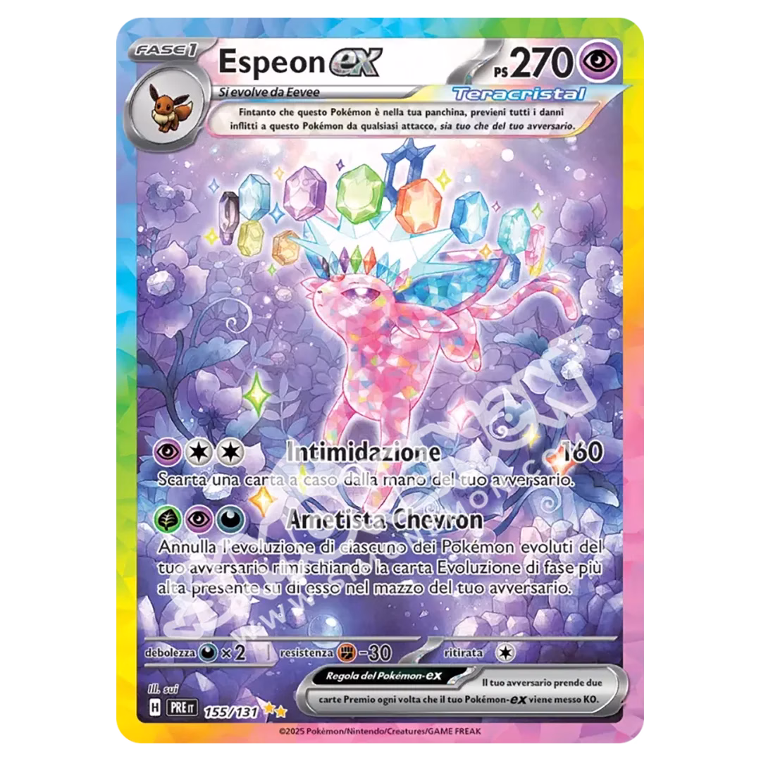 Espeon-ex 155/131 Evoluzioni Prismatiche (IT)
