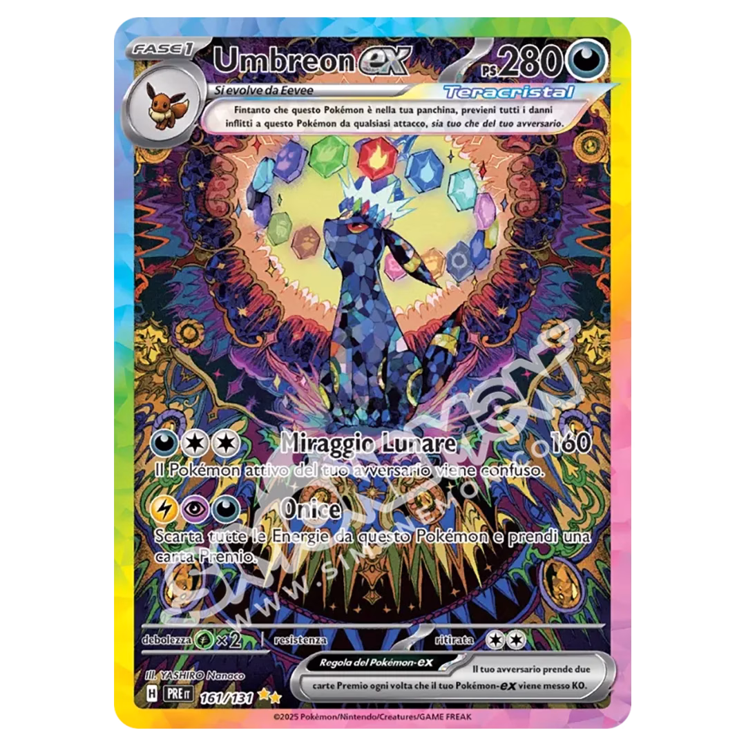 Umbreon-ex 161/131 Evoluzioni Prismatiche (IT)
