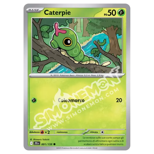 Caterpie 001/159 Avventure Insieme (IT)
