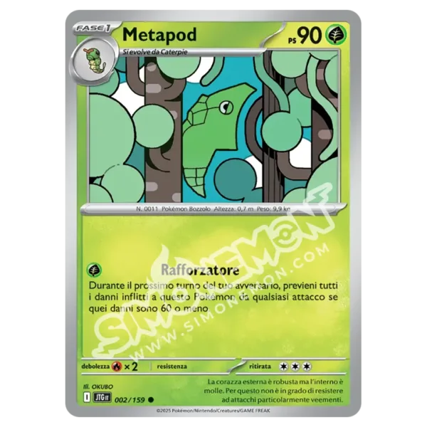 Metapod 002/159 Avventure Insieme  (IT)