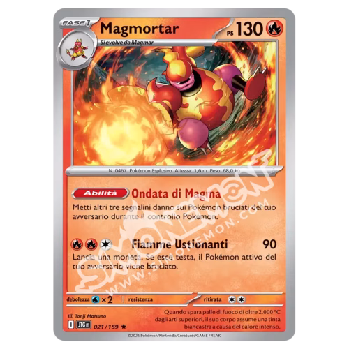 Magmortar 021/159 Avventure Insieme Foil (IT)