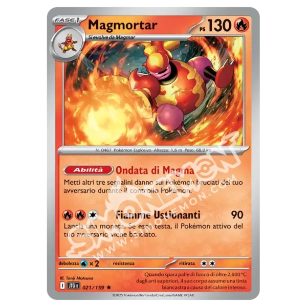 Magmortar 021/159 Avventure Insieme Foil (IT)