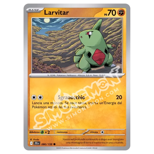 Larvitar 080/159 Avventure Insieme (IT)