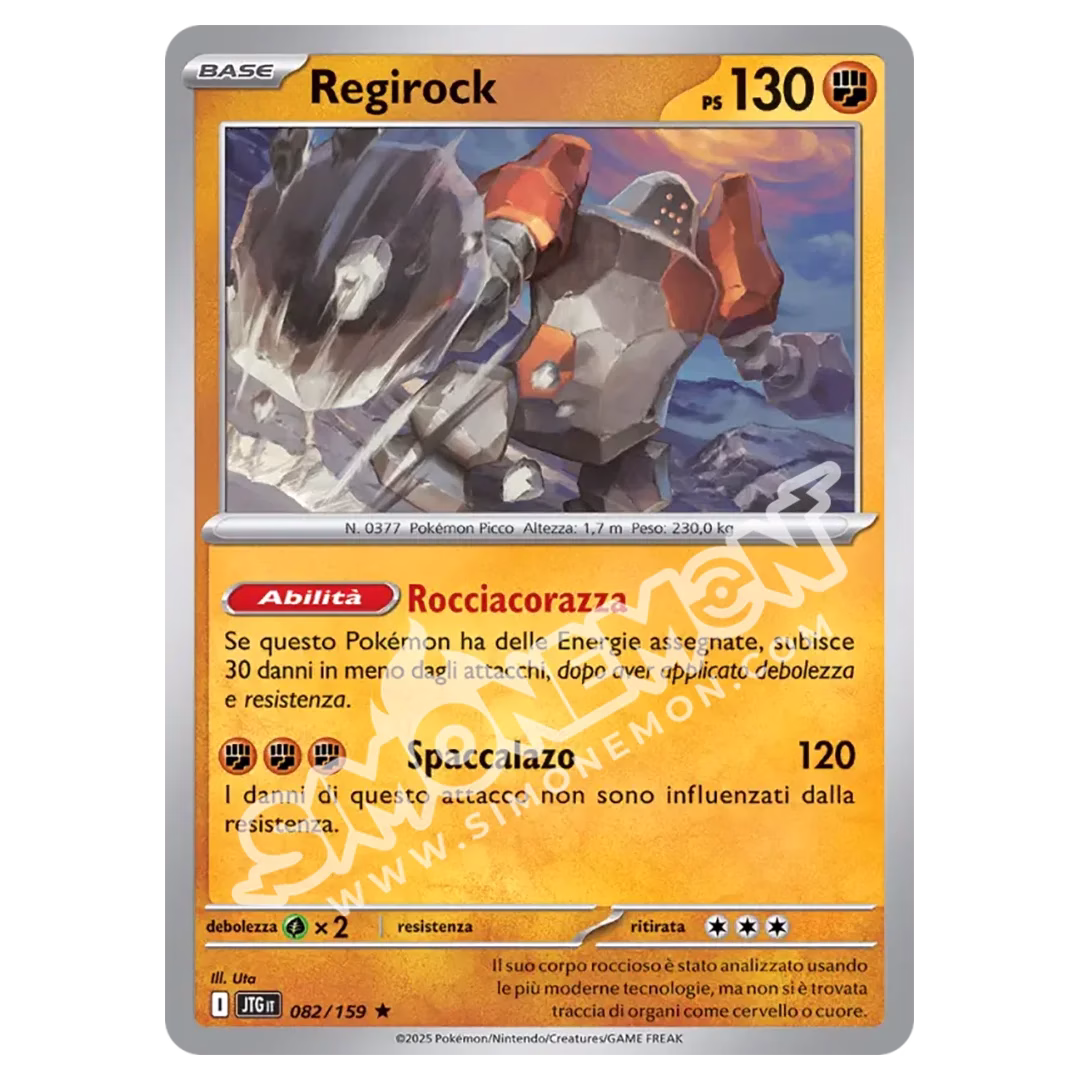Regirock 082/159 Avventure Insieme Foil (IT)