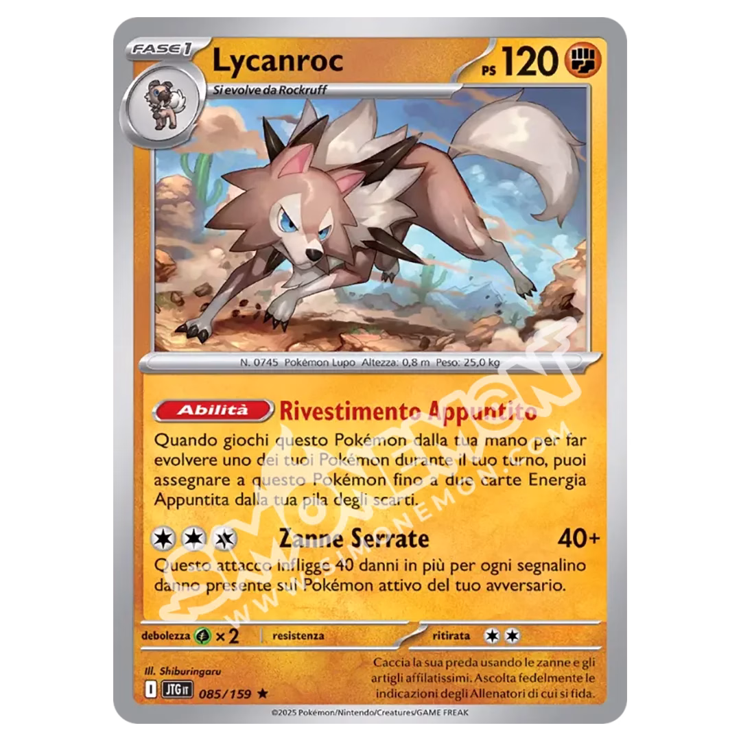 Lycanroc 085/159 Avventure Insieme Foil (IT)