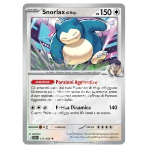 Snorlax di Hop 117/159 Avventure Insieme Foil (IT)
