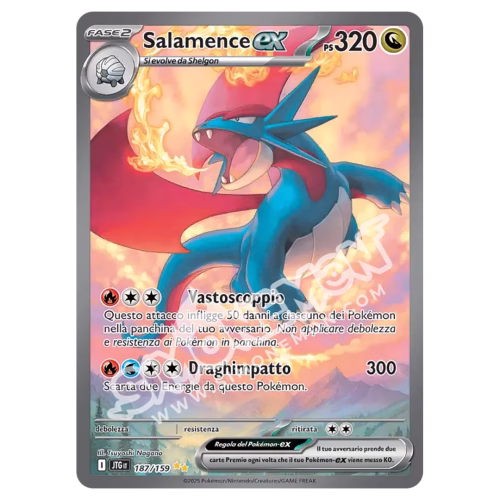 Salamence-ex 187/159 Avventure Insieme (IT)